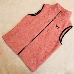 VS Pink Sherpa vest